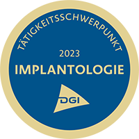 DGI Implantologie - Zahnimplantate Siegel 2023